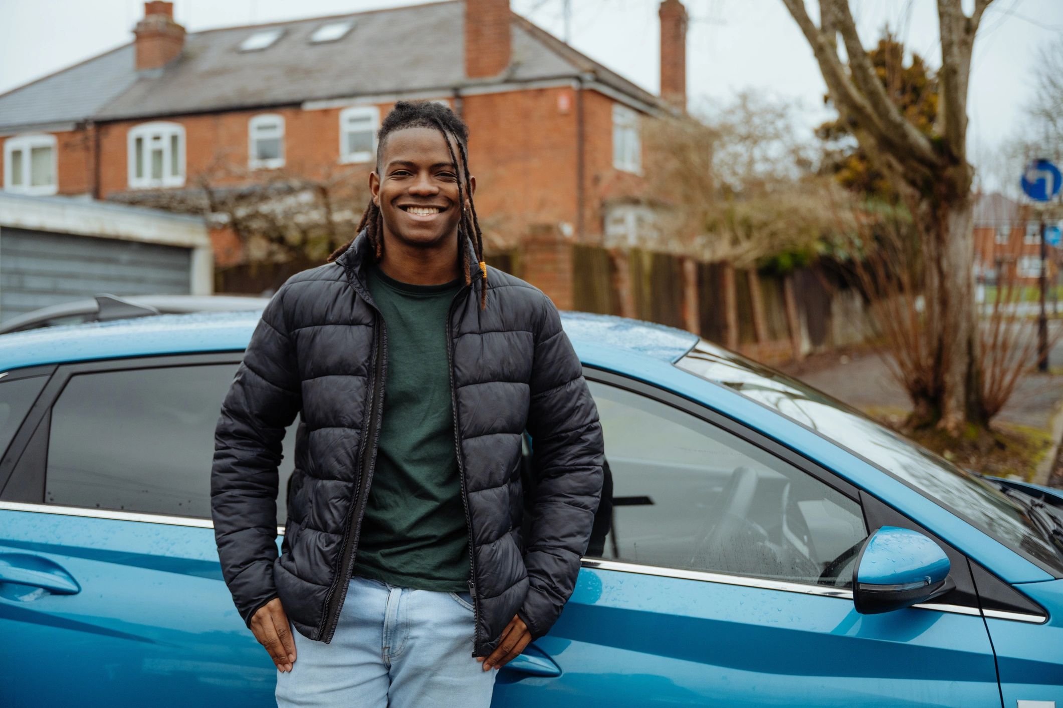 Happy car owner testimonial portrait